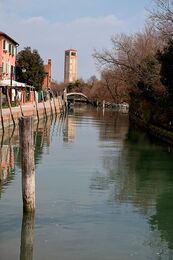 Torcello in der Lagune von Venedig.